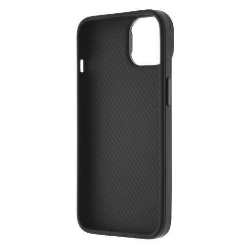 Удароустойчив калъф Premium Carbon за iPhone 13, Черен