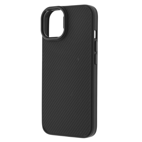 Удароустойчив калъф Premium Carbon за iPhone 14, Черен