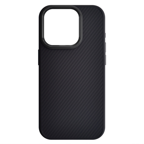 Удароустойчив калъф Premium Carbon за iPhone 15 Pro, Черен