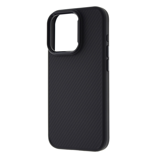 Удароустойчив калъф Premium Carbon за iPhone 15 Pro, Черен