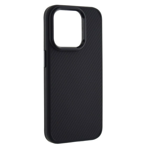 Удароустойчив калъф Premium Carbon за iPhone 15 Pro Max, Черен