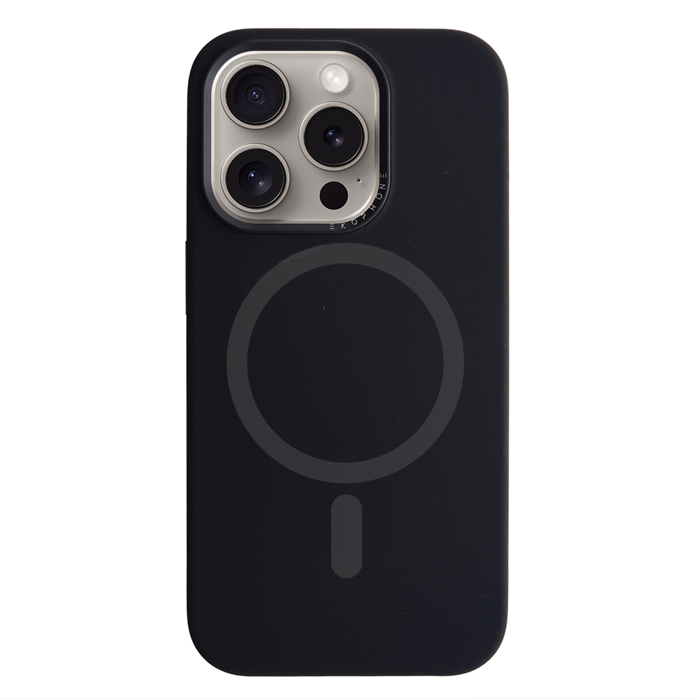 Удароустойчив калъф Premium MagSF за iPhone 15 Pro Max, Черен