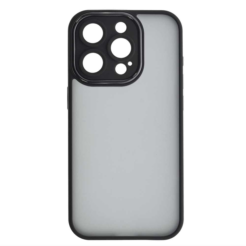 Удароустойчив калъф Color 26 за Iphone 15 Pro, Черен