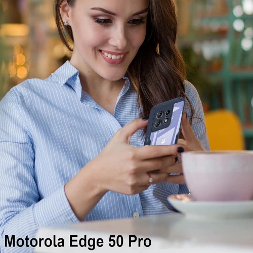 Удароустойчив калъф Anti-Drop за Motorola Moto Edge 50 Pro, Син