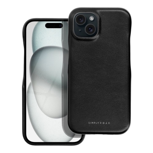 Удароустойчив калъф Roar Look за iPhone 15, Черен
