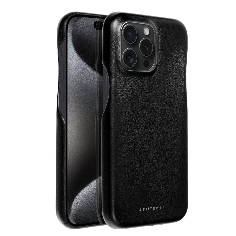 Удароустойчив калъф Roar Look за iPhone 15 Pro Max, Черен