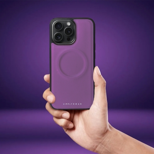 Удароустойчив калъф Roar Morning за iPhone 15 Pro Max, Лилав