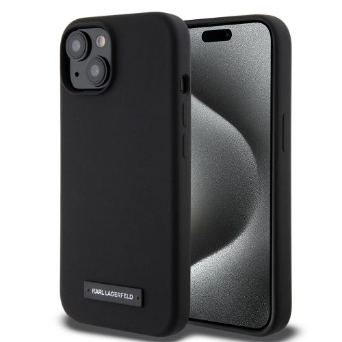 Калъф Karl Lagerfeld Liquid Plague MagSafe за iPhone 15, KLHMP15SSLMP1K