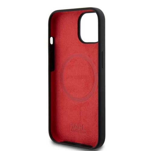 Калъф Karl Lagerfeld Liquid Plague MagSafe за iPhone 15, KLHMP15SSLMP1K