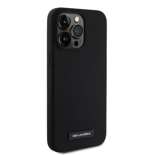 Калъф Karl Lagerfeld Liquid Plague MagSafe за iPhone 15 Pro, KLHMP15LSLMP1K