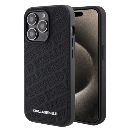 Калъф Karl Lagerfeld, Quilted Pattern за iPhone 15 Pro Max, KLHCP15XPQKPMK