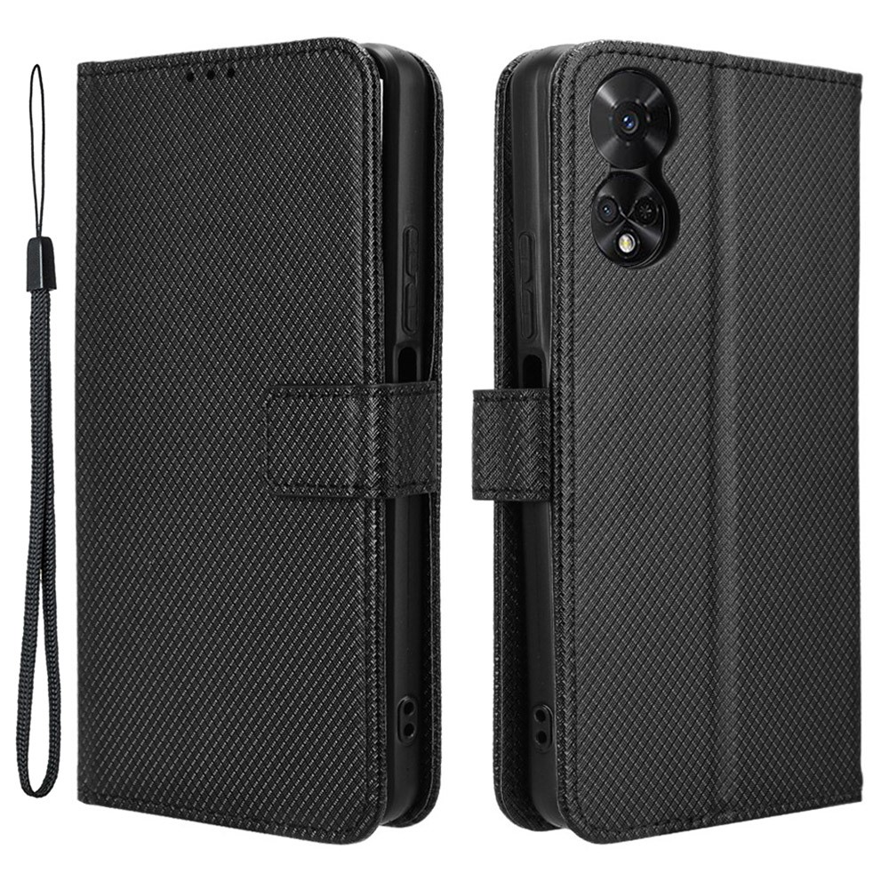 Калъф тефтер Smart Book за TCL 50 5G, Черен
