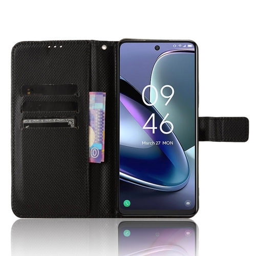 Калъф тефтер Smart Book за TCL 50 5G, Черен