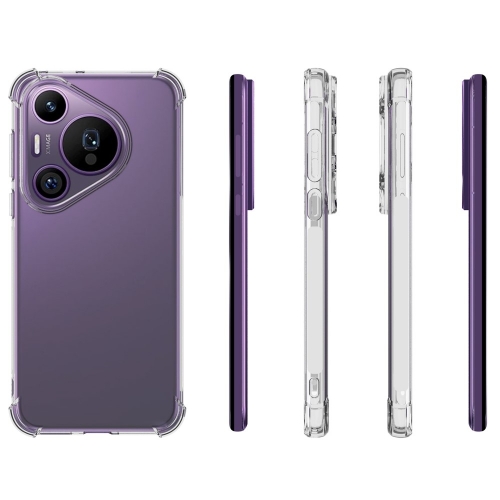 Силиконов калъф Anti Shock за Huawei Pura 70 Pro / Pura 70 Pro plus, Прозрачен
