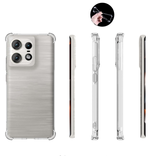 Силиконов калъф Anti Shock за Motorola Edge 50 Pro 5G, Прозрачен