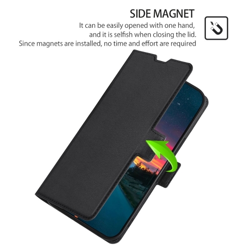 Калъф тефтер PU Leather за Huawei Nova 12i, Черен