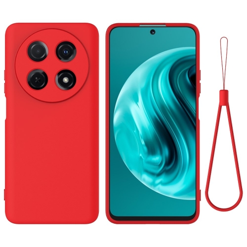 Силиконов калъф Lite Strap за Huawei Nova 12i, Червен