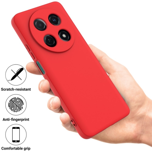 Силиконов калъф Lite Strap за Huawei Nova 12i, Червен