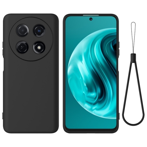 Силиконов калъф Lite Strap за Huawei Nova 12i 4G, Черен