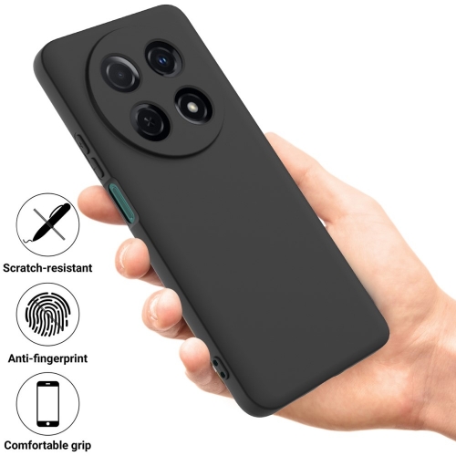 Силиконов калъф Lite Strap за Huawei Nova 12i 4G, Черен
