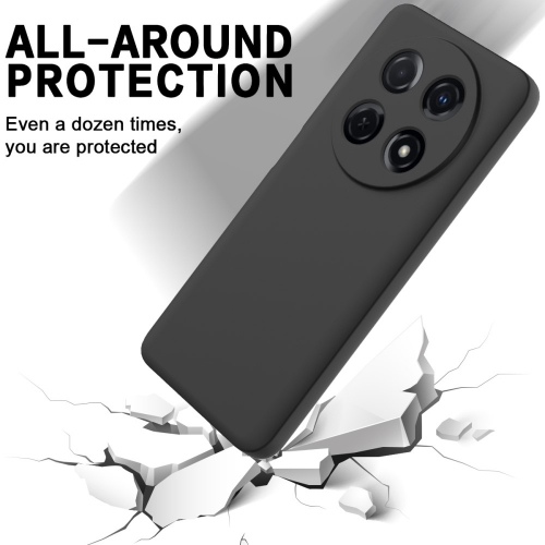 Силиконов калъф Lite Strap за Huawei Nova 12i 4G, Черен