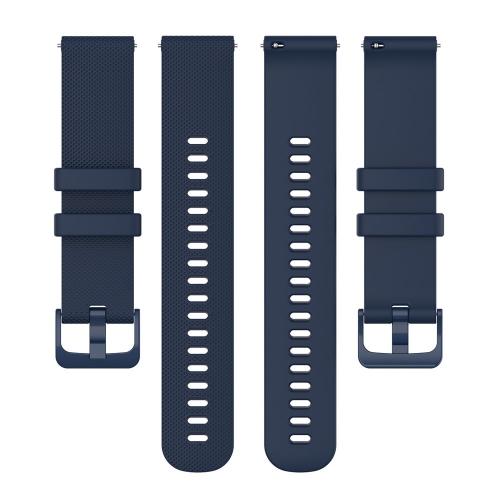 Силиконова каишка 18mm за Garmin vivomove 3S/vivoactive 4S/Forerunner 255S, Син