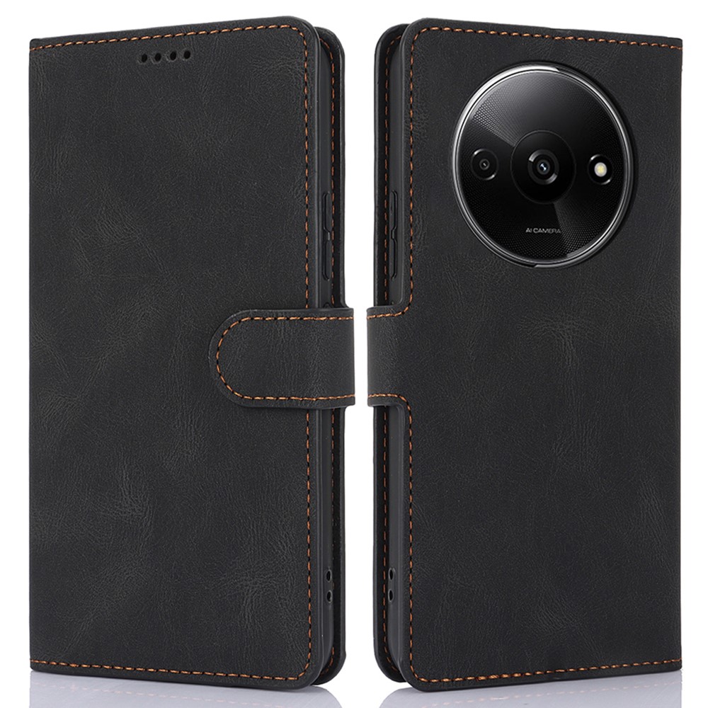 Калъф тефтер Wallet за Xiaomi Redmi A3, Черен