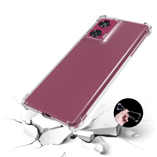 Силиконов калъф Anti Shock за Motorola Edge 50 Fusion, Прозрачен