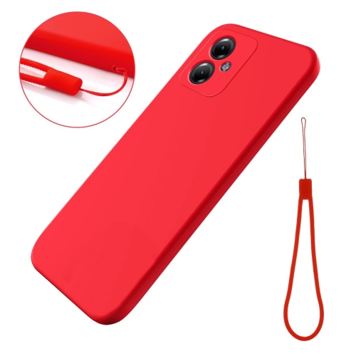 Силиконов калъф Soft Matte за Motorola Moto G54 5G, Червен