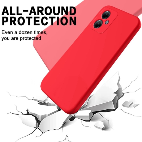 Силиконов калъф Soft Matte за Motorola Moto G54 5G, Червен