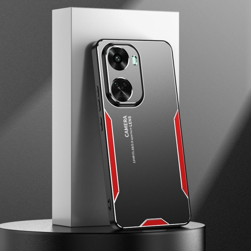 Удароустойчив калъф Aluminium Alloy за Huawei nova 11 SE и nova 12 SE, Червен