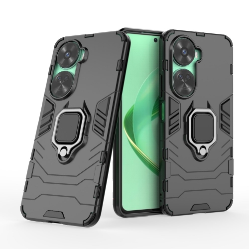 Удароустойчив Калъф Kickstand Ring за Huawei Nova 11 SE и nova 12 SE, Черен