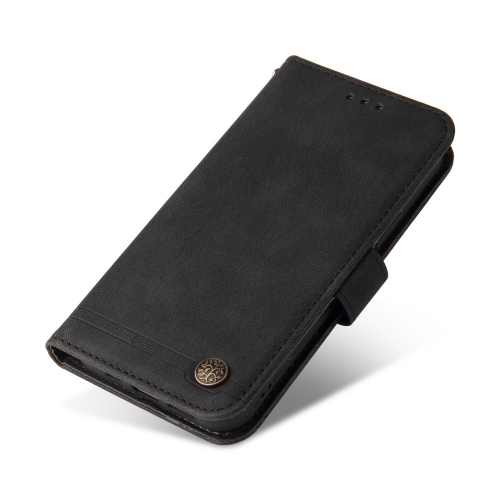 Калъф тефтер Leather Wallet за Huawei nova 11 SE и nova 12 SE, Черен