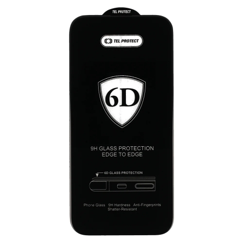 Стъклен протектор 6D Full Glue за Xiaomi Redmi Note 13 / Note 13 Pro, Черен