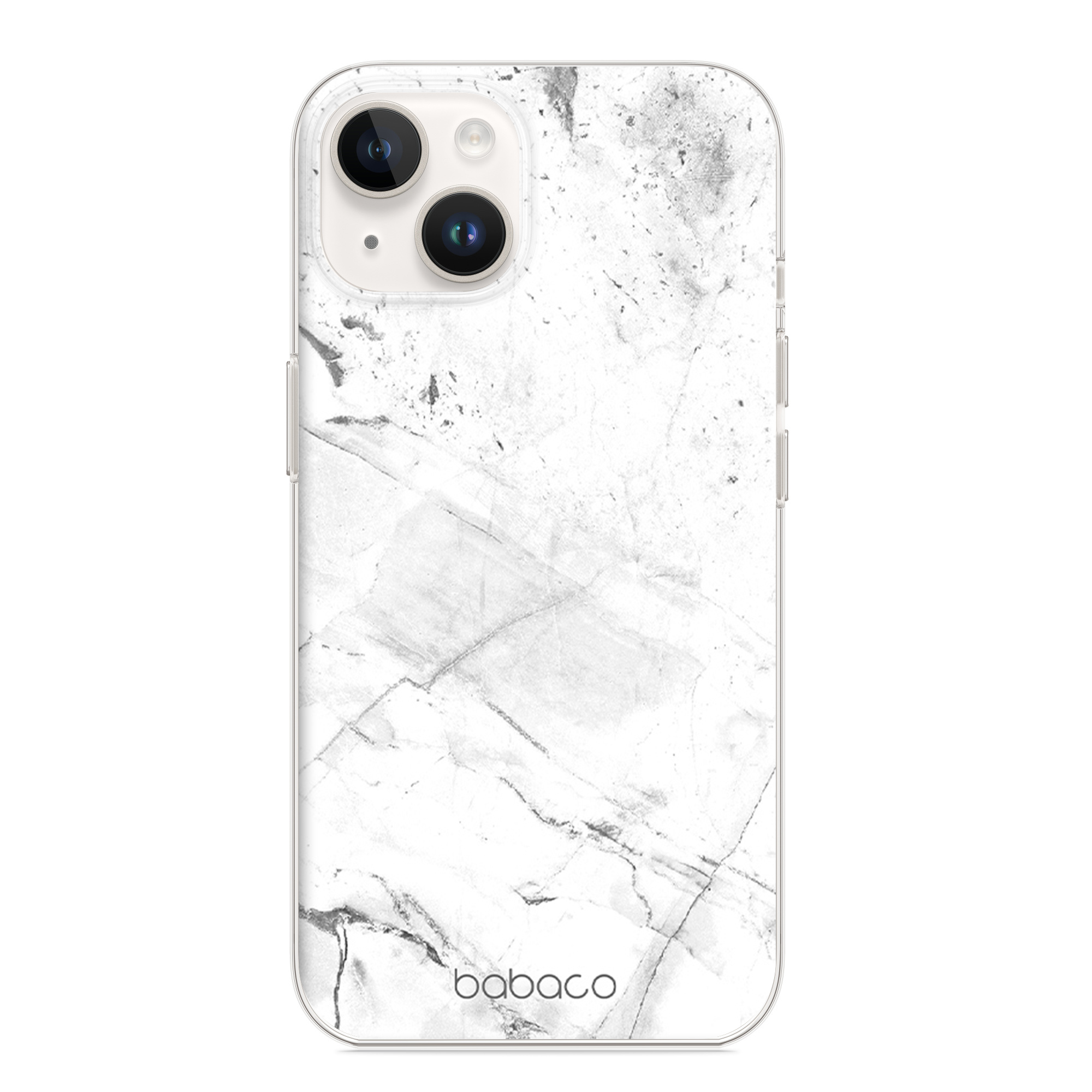 Калъф Abstract за Iphone 14, Бял мрамор