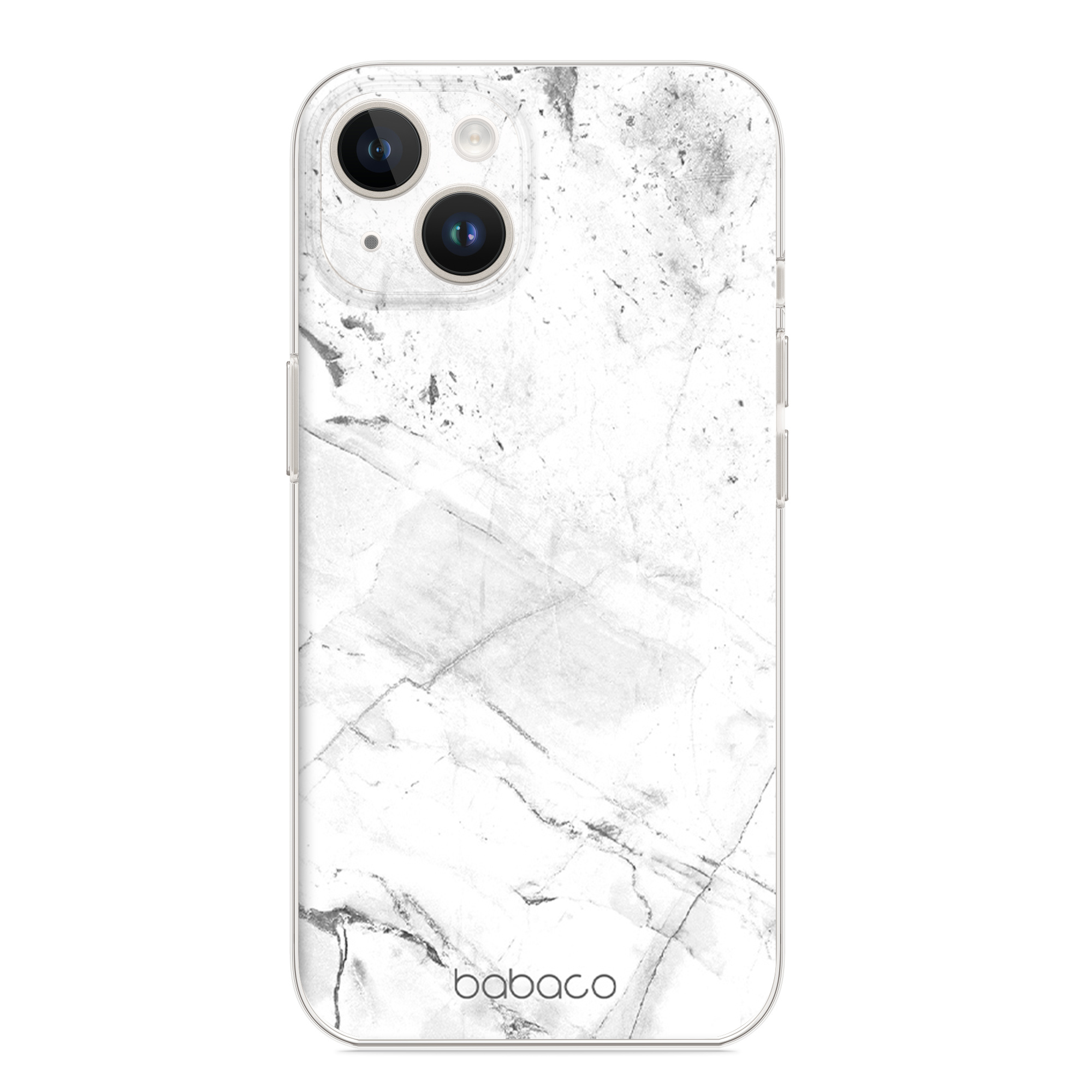 Калъф Abstract за Iphone 15, Бял мрамор 