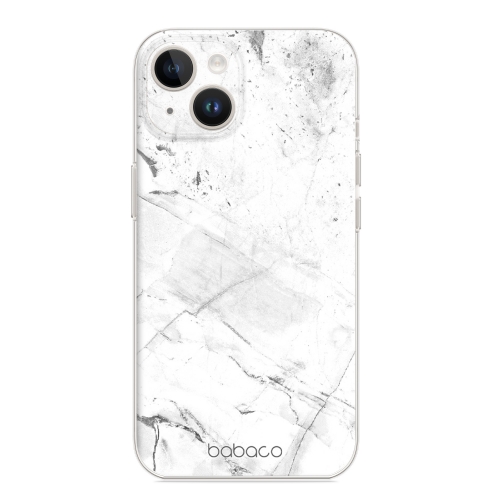 Калъф Abstract за Iphone 15, Бял мрамор 
