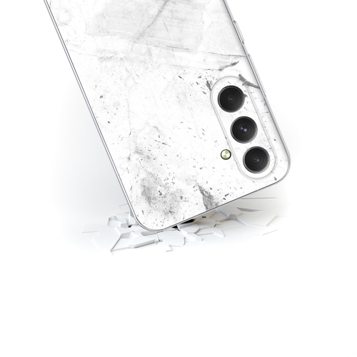 Калъф Abstract за Samsung Galaxy S24, Бял мрамор