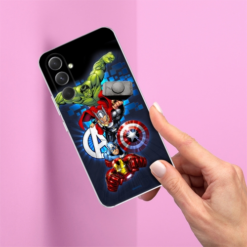 Калъф Avengers за Samsung Galaxy S24, Син