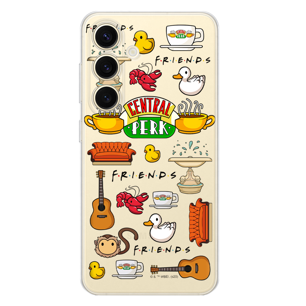 Калъф Friends за Samsung Galaxy S24, Прозрачен