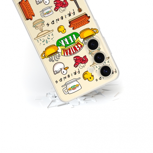 Калъф Friends за Samsung Galaxy S24, Прозрачен