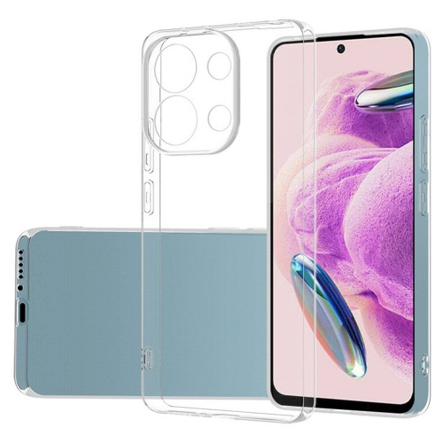 Силиконов калъф за Xiaomi Redmi Note 13 4G, 2mm, camera protection, Прозрачен