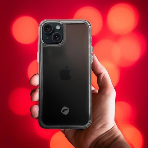 Удароустойчив калъф Forcell F-Protect за iPhone 15 Plus, Прозрачен