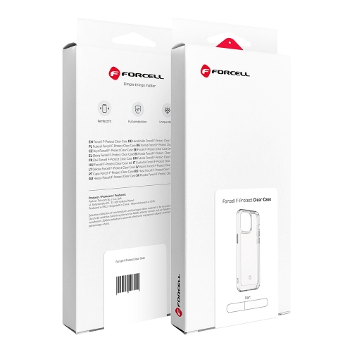Удароустойчив калъф Forcell F-Protect за Samsung Galaxy S24, Прозрачен 