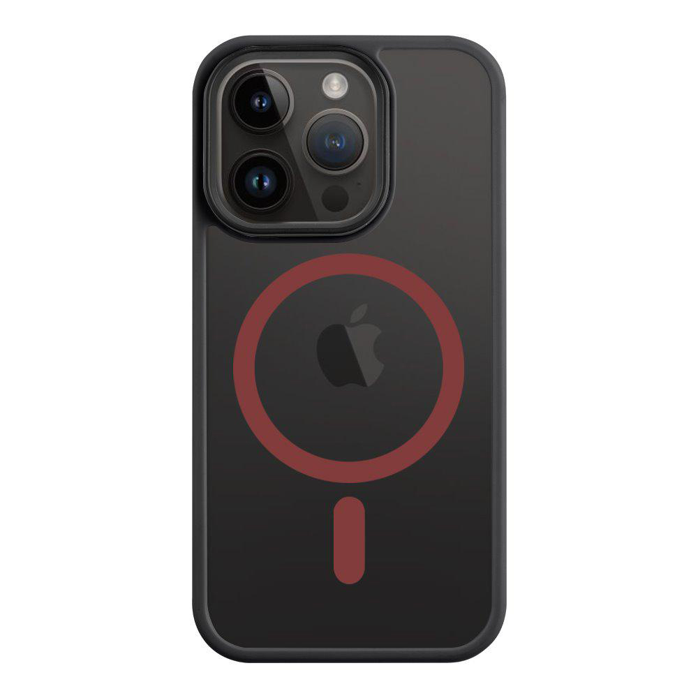 Удароустойчив калъф Tactical MagForce Hyperstealth 2.0 за iPhone 14 Pro, Черен-червен
