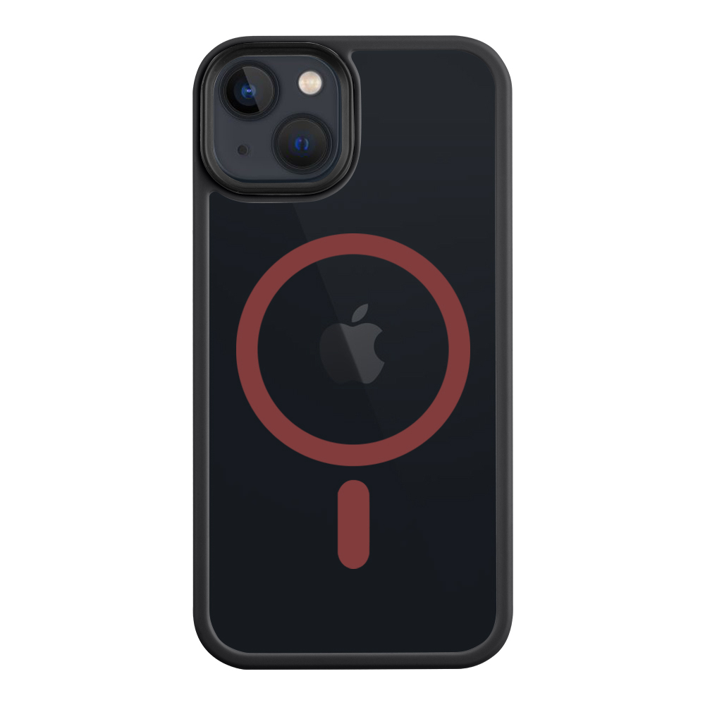 Удароустойчив калъф Tactical MagForce Hyperstealth 2.0 за iPhone 15, Черен- червен