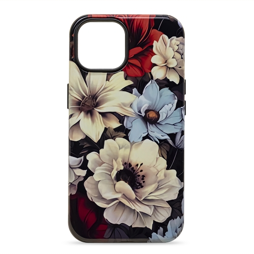 Удароустойчив калъф Decor за iPhone 13 / iPhone 14, Градина