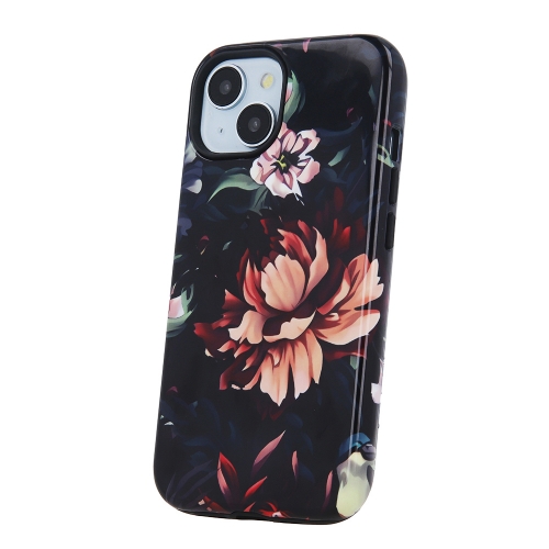 Удароустойчив калъф Decor за iPhone 15, Peony