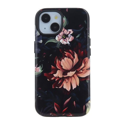 Удароустойчив калъф Decor за iPhone 15, Peony