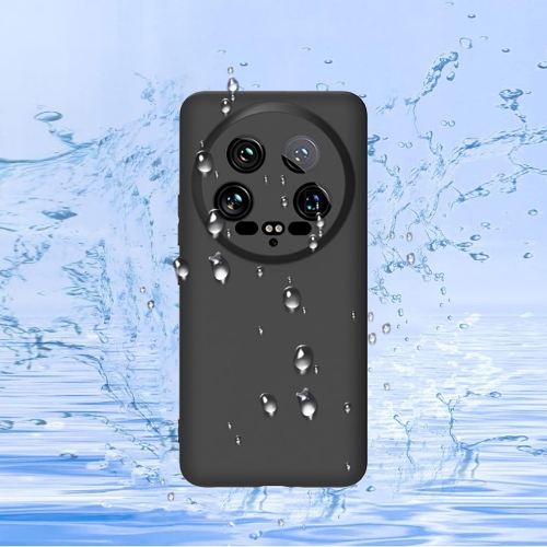 Силиконов калъф Silicone Lite за Xiaomi 14 Ultra, Черен